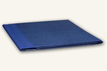 Blue sheet music folder in three parts, large, foldable